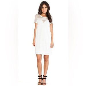 Marc by Marc Jacobs Texture Tee Linen Dress (c)
